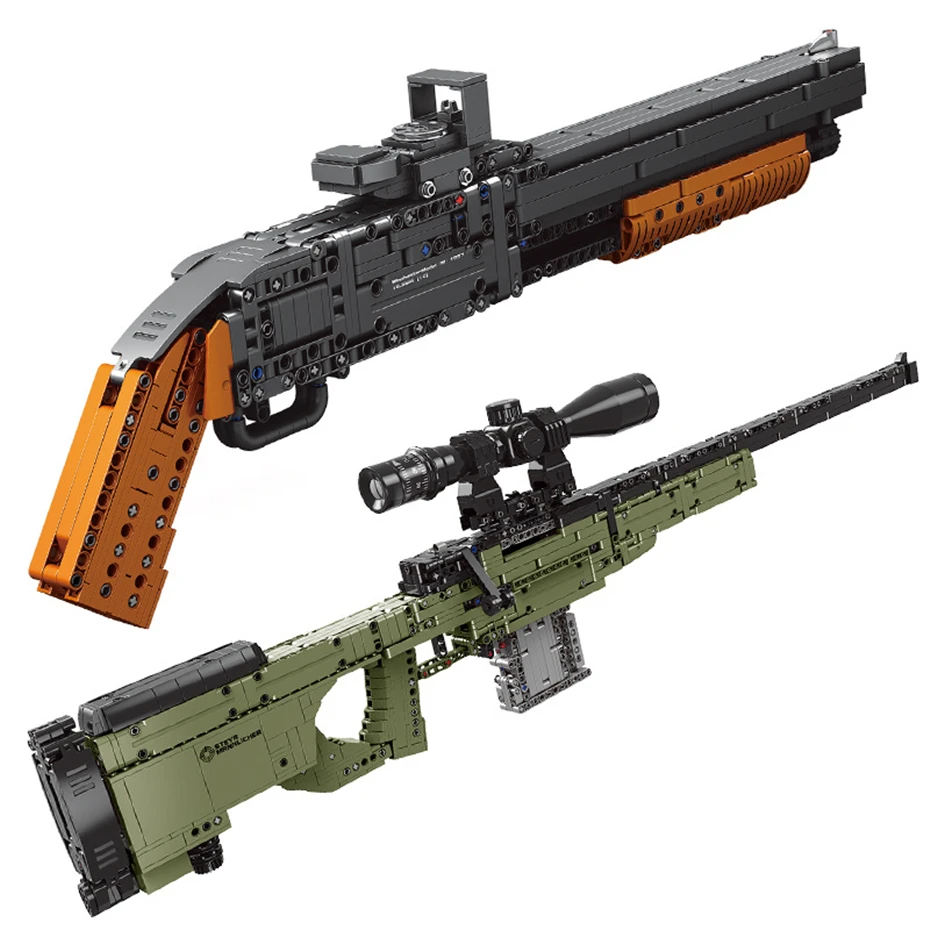 Death jaw to manage unstable Noi xingbao 24001/24002 arme de jucarie model m1897 și amw sniper rifle  blocuri caramizi băiatului jucării christams cadou ~ Modelul De Construcție  / I-dt.ro
