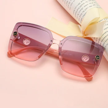 Noul retro mare cadru pătrat sunglasse pentru femei 2020 brand de lux de designer de epocă gradient de lentile de ochelari de soare doamnelor nuante