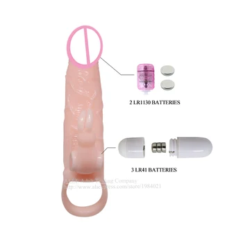 Sex Produsele iepure întârziere Inele Penis Vibrator Reutilizabile prezervativ Inele pentru Penis Jucarii Sexuale pentru barbati Extensia Întârziere jucarii sexuale pentru cupluri