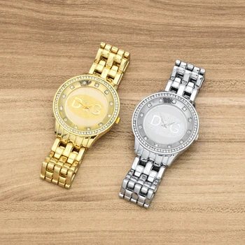 Relogio Feminino 2020Fashion Brand DQG Ceas de Lux Cristal de cuarț pentru femei ceasuri Argint Inox doamnelor rochie ceas reloj mujer