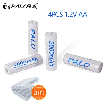 Palo 16 buc 3000mAh 1.2 V Quanlity AA NI-MH baterie Reîncărcabilă pentru control de la distanță plasarea bateriei pentru MP3 mp4 microfon