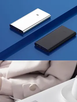 Xiaomi Power Bank 10000mAh două-mod de Încărcare Rapidă de Tip C QC 3.0 încărcare rapidă USB-C cu dublă intrare iesire dual-Mi Powerbank