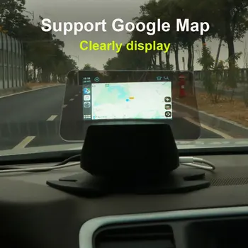 Masina HUD Head up display Oglinda Proiector Suport Carplay Andorid Auto FM google de Navigare