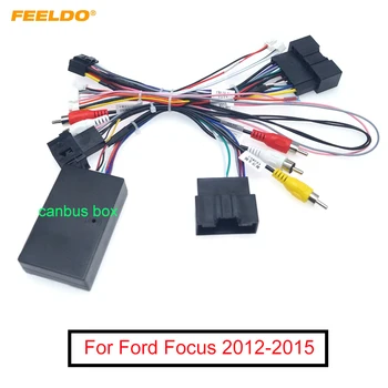FEELDO Car Audio 16PIN Android Cablu Adaptor Cu Canbus Cutie Pentru Ford Focus Ranger Putere Audio de Cablaj