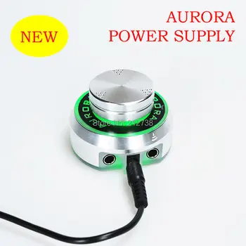 Noi Aurora Mașină de Tatuaj Alimentare Digitale Profesionale AURORA LCD pentru Toate Bobina&Rotativ Accesorii Negru sau Argintiu-C0