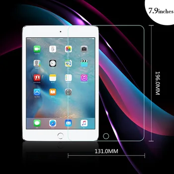 9H Premium Ecran Protector Pentru iPad mini 4 Tempered Glass Pentru Apple iPad Mini4 A1538 A1550 7.9 Clar Față Film Protector 2.5 D