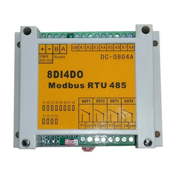 8 intrare 4 comutatorul de ieșire a modulului IO 485 IO modul Modbus RTU protocol standard