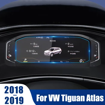 Pentru Volkswagen VW Tiguan Atlas 2018 2019 2020Car tabloul de Bord, Monitor, Ecran Protector de Film de Acoperire Trim Autocolant de Interior Accesorii