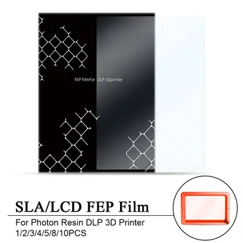 1/2/3/4/5/8/10BUC SLA/LCD FEP Film de 0,15-0,2 mm Grosime Autocolant Pentru Foton Rășină DLP 3D Printer 140x200mm