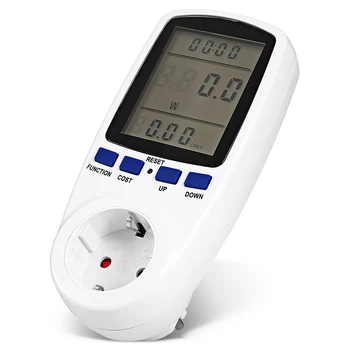 Digital Tensiune Wattmeter wattmetru Contor de Energie Analizor de Putere Comutator Electronic UE Plug