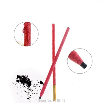 6 Culori Impermeabil Creion Sprancene Negru Roșu Maro Maro Naturala Maro pentru Microblading frunte Ochi Buze Permanente Machiaj