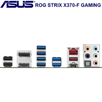 Socket AM4 Asus ROG STRIX X370-F Gaming Placa de baza AMD X370 64GB DDR4 PCI-E 3.0 M. 2 Original Desktop Asus X370 Placa de baza Folosit