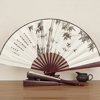 Stil chinezesc Fan Elev de 10 inch Pliere mână japoneză de Pliere Portabil eventail principal de epocă favoruri de nunta cadouri ventagli