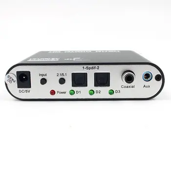 Digital 5.1 Audio Decoder Dolby Dts/Ac-3 Optic Pentru 5.1 Canale RCA Analog Convertor de Sunet Adaptor Audio Amplificator Convertor
