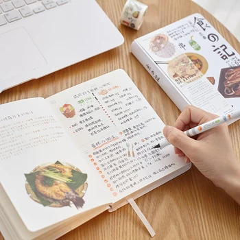 MIRUI noua creatie alimente amintiți-vă alimente hardcover notebook ilustrare în interiorul paginii de carte de mână jurnal elev de școală, rechizite de birou