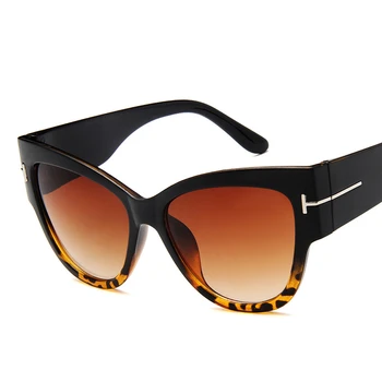 2020 Nou Brand de Moda Designer de Ochi de Pisica ochelari de Soare pentru Femei de sex Feminin Gradient de Puncte de Ochelari de Soare Mari Oculos feminino de sol UV400