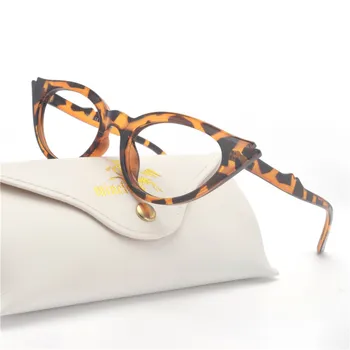 MINCLVintage tendință bărbați femei retro cadru rotund ochelari Optice miopie clar lentile de ochelari de vedere cat ochelari de soare cu cutie NX