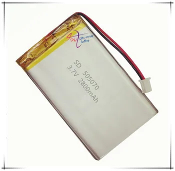 Li-po XHR-2P 2.54 2800mAh 505070 3,7 V litiu-polimer baterie de telefon mobil de jucărie GPS de predare mașină