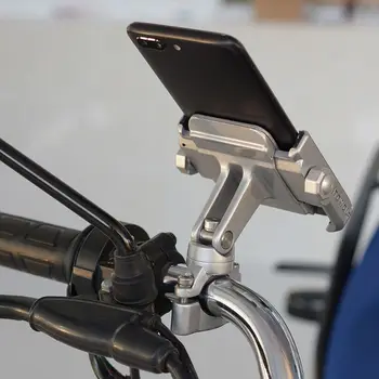 360 de Grade Bicicleta Universal Aliaj de Aluminiu Motocicleta Motocicleta Ghidon Suport de Telefon Suport de Montare Pentru iPhone Xiaomi Samsung 4-6.4