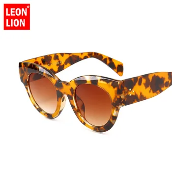 LeonLion 2021 Leopard Cateye Ochelari De Soare Femei De Moda De Epocă Clasic De Ochelari De Soare De Cumpărături Dublu Culoare Oculos De Sol De Sex Feminin