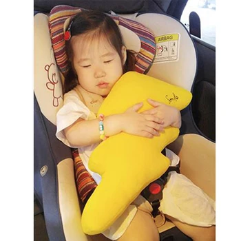 Coreea drăguț auto pentru copii de siguranță capacul curelei de umăr pad pernă prelungit de pluș femei desene animate centura de scaun auto perne