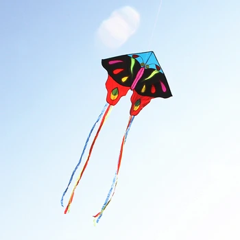 Livrare gratuita fluture zmeu care zboară în aer liber, jucării nailon zmeu fabrică pentru copii roata sarpe vultur scrupule albatros strălucire cablu