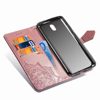 Piele Flip-Caz Pentru Xiaomi Redmi 8 8A 7 7A K20 Nota 9 Pro Max 8T 7 6 Pro Caz KM 10 9T 9 A3 Lite Mobile Wallet Cover CC9e Carte