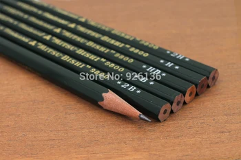 Uni Mitsubishi 9800 Creion H 2H 3H 4H 5H 6H HB F B 2B 3B 4B 5B 6B Desen și Schiță Creioane 12 buc/Set de Duzină