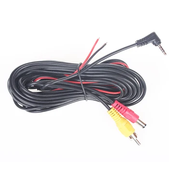 6M Cablu Video Cablu AV de 2,5 mm Jack / RCA Conector Pentru Masina DVR / DVR Oglinda /Portabile, GPS/DVD Auto/Monitor