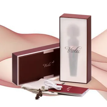 5 cm Dia Cap Baghetă Magică Puternic Vibrator USB Reîncărcabilă Vibratoare pentru Femei, punctul G, Clitorisul Stimulator pentru Adulti Jucarii Sexuale