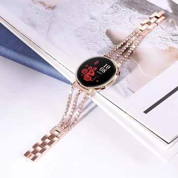 Diamante din Oțel Inoxidabil Curea pentru Samsung Galaxy Watch 3 41 45 mm Viteze S3 Clasic/Frontier Bratara pentru Huawei GT2 46mm Moda
