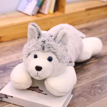 1 buc 60/90/110cm Kawaii Husky Jucării de Pluș Drăguț Simulare Câine Husky Jucării de Pluș Umplute Papusa Copii HuskyToys Cadou pentru Copii Fete