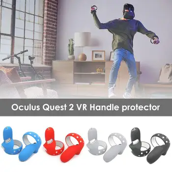 2 BUC Capace de Protecție pentru Oculus Quest 2 VR Accesorii Capac Controller Manșon de Protecție Mâner de Piele Pentru Oculus Quest 2
