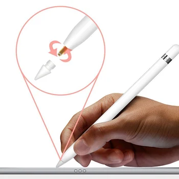 Pentru 애플펜슬 펜촉 Stiletul tablette 2/4buc Touch Screen Stylus Pen Sfat One Înlocuitor pentru iPad Pro Creion 1 stilou stylus activ celular
