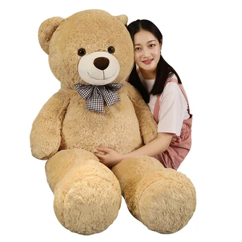 120-160 cm Dimensiuni Mari Lovely Teddy Bear cu Arcul Jucării de Pluș Drăguț de Pluș Moale American Urs Perna pentru Copii Fete de ziua Îndrăgostiților