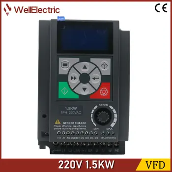 VFD invertor 0,4 KW/0.75 KW/1,5 KW/2,2 KW 220V V/F control pentru Controlul Vitezei Motorului de Frecvență Invertor
