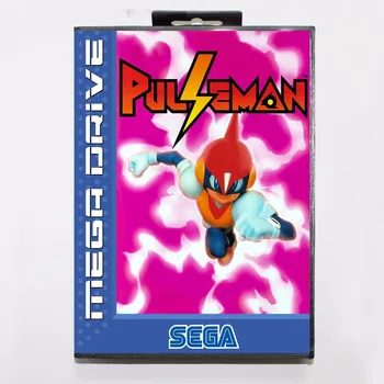 Pulseman Joc Cartuș de 16 biți MD Carte de Joc Cu Cutie de vânzare cu Amănuntul Pentru Sega Mega Drive