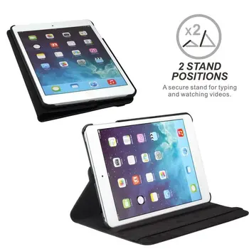 Flip Piele PU Capac Pentru iPad Mini 1 2 3 360 de Grade de Rotație Caz Suport stativ Cazuri Tabletă Inteligentă Caz A1489 A148 A1599 A1491