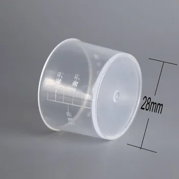 100BUC/LOT TRANSPORT GRATUIT MINI măsurare cup10ml de unică folosință ceașcă de măsurare Eco-Friendly plastic instrumente de măsurare
