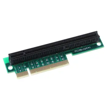 PCI-E 8X la 16X Coloană Adaptor PCI-Express x8 la x16 90 de Grade Card pentru 1U/2U