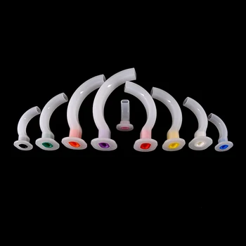 9 BUC Mixte de Unică folosință Orală Aer Mod de Culoare Alb Codat Guedel Respiratorii Tub Pentru Primul Ajutor căilor Respiratorii, Tubului de Gaze Tubul de Ghidare Pentru Pacienți
