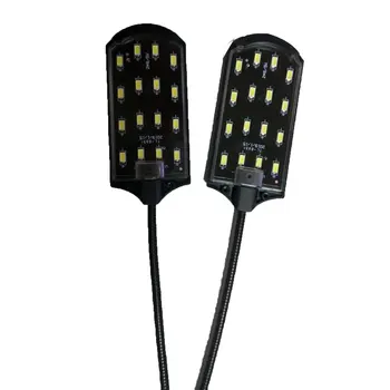 De mare putere, Cap Dublu Apă Iarba de Iluminat 5730 Bean LED Clip de Pe Clemă Lampa Pentru Acvariu Mic Rezervor de Pește 15W 220V UE Plug