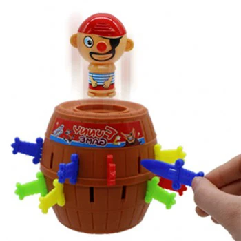 Pirat Găleată Sabia Joc de Puzzle 3D, Jocuri de Petrecere Jucărie Amuzant pentru Copii Pirates Joc de Decompresie Complicat Butoi Plug