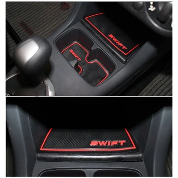 10x Pentru Suzuki Swift 2007 2008 2009 Accesorii Auto Interioare Poarta Slot Pad anti-Alunecare, Cana Covoare Anti-Alunecare Ușa Groove Mat Interior
