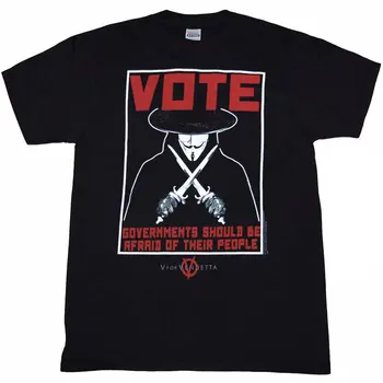 V de la Vendetta Vot Masca Tricou Livrare Gratuita Barbati tricouri