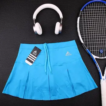 Fete uscare rapidă Tenis fuste jumătate de lungime split badminton fusta scurta de fitness maraton de funcționare fusta de Tenis feminin fustele-pantalon