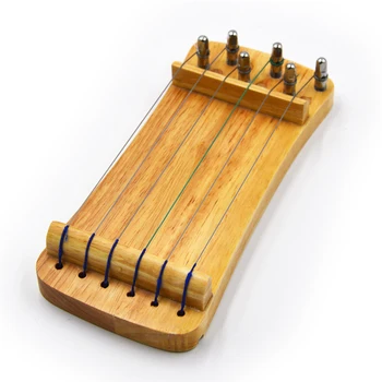 6 String Profitabilă Doigt Se Toarnă Guzheng Practică Instrument De Paulownia Mini Guqin Deget De Formare Practicanta Coarda Titera Muzicale