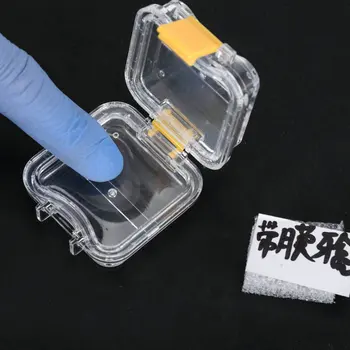 50pcs Proteza de Plastic Cutie de Depozitare proteza Dinte Cutie cu Membrana de Film Dinte Cutie