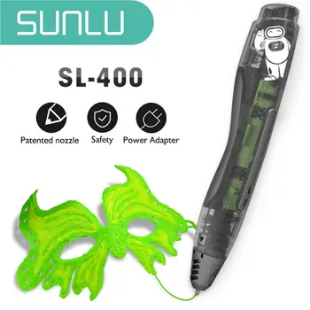 3d pen kituri de inalta calitate consumabile PLA filament de 1.75 mm SUNLU SL-400 Transparent Pentru Copil
