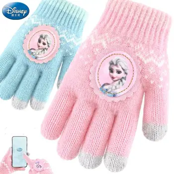 2020 1 buc Autentic Disney Frozen 2 Elsa Anna mănușă de iarnă Umplute cu un deget Papusa de Plus Jucarie Copii copii copii jucărie cadou de Crăciun Fierbinte